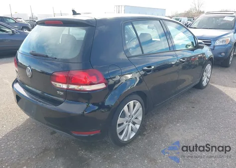2012 Volkswagen Golf Tdi 4-Door from USA, damaged, VIN WVWNM7AJXCW159765